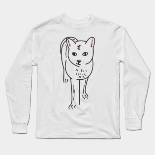 Cat Doodle Long Sleeve T-Shirt